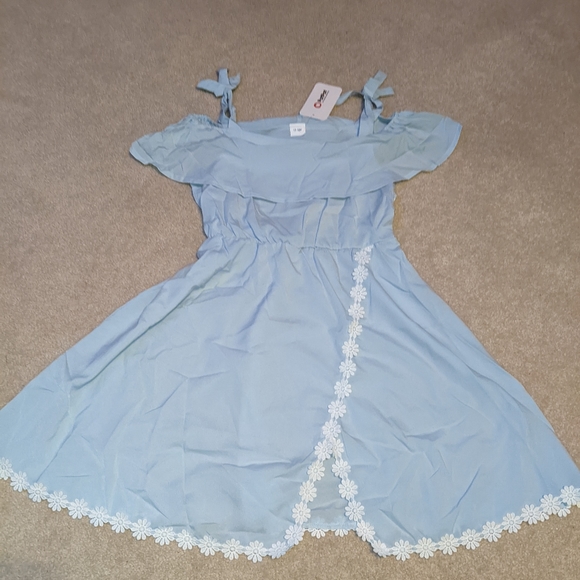 Nwt PatPat blue girls dress